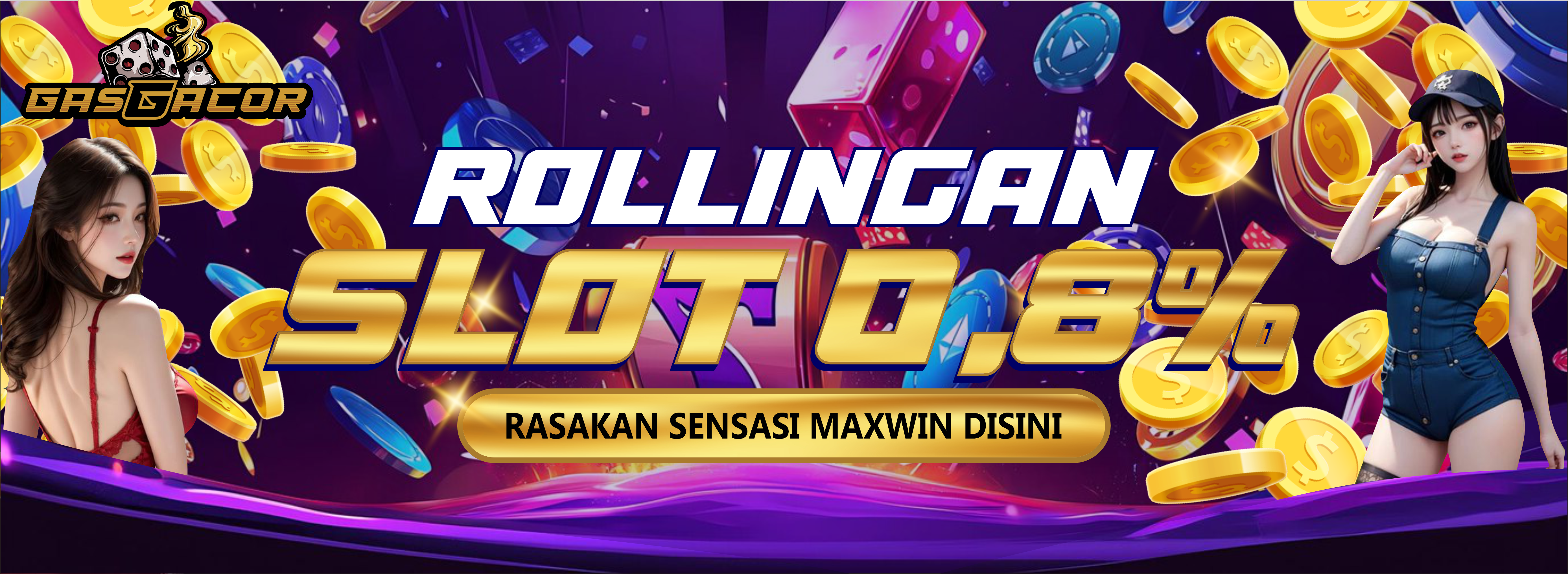 BONUS ROLLINGAN SLOT 0.8%